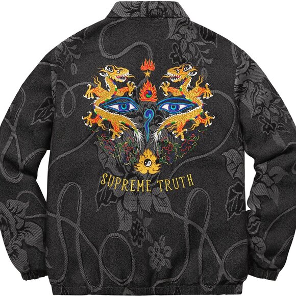 Supreme SS17 Truth Tour Jacket - Black Size M Preowned - Picture 1 of 10